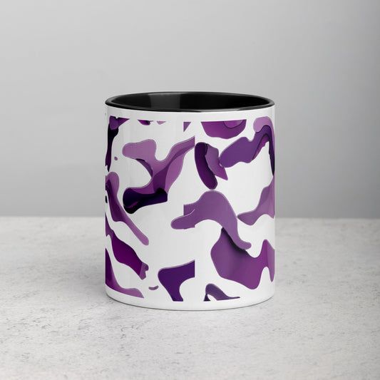 Purple Camo - Mug with Color Inside - 11oz in all sizes - 15oz *Only in Black inside color* | Unique Everyday Designz Home, Gifts & Apparel A Lid for Every Pot ~Everyday Designz~