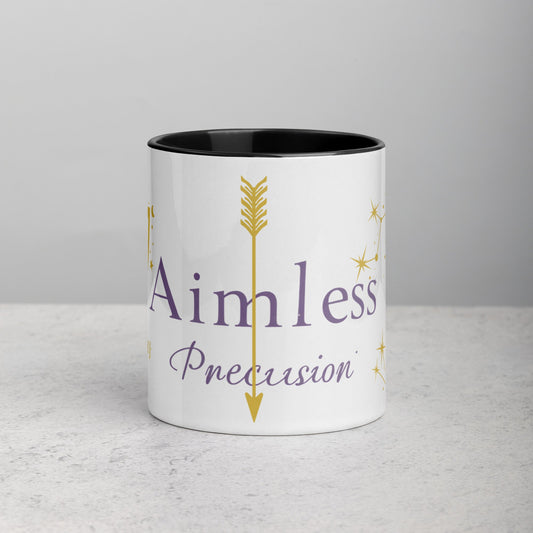 Zodiac Sagittarius - Aimless Precision - 11oz and 15oz (some colors)Mug with Color Inside | Unique Everyday Designz Home, Gifts & Apparel A Lid for Every Pot ~Everyday Designz~