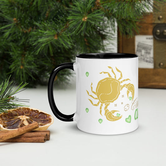 Zodiac Cancer - Comfortably Claws Out - 11oz and 15oz - Mug with Color Inside | Unique Everyday Designz Home, Gifts & Apparel A Lid for Every Pot ~Everyday Designz~