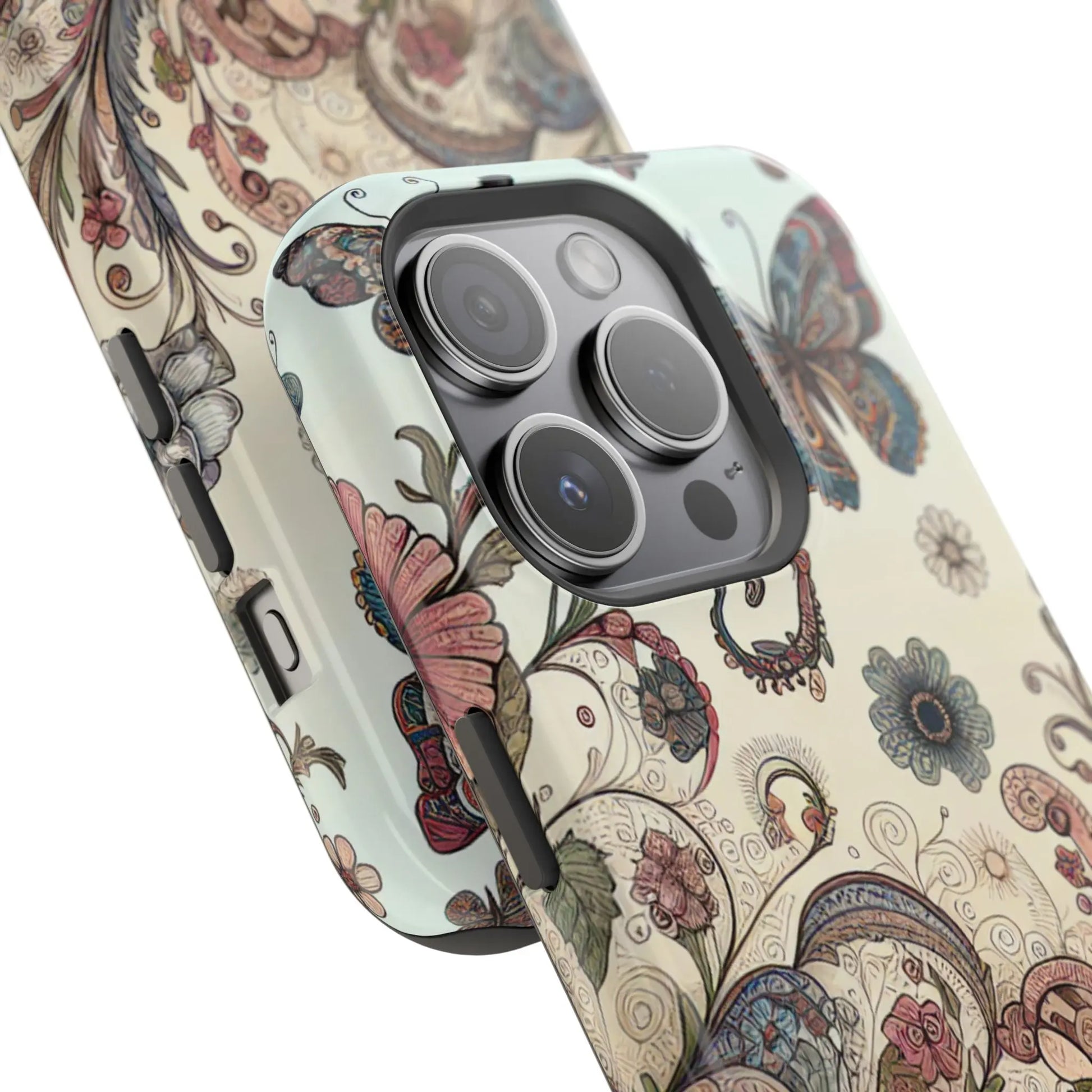 Phone Cases Whimsical Butterflies and Sunflowers Design Printify