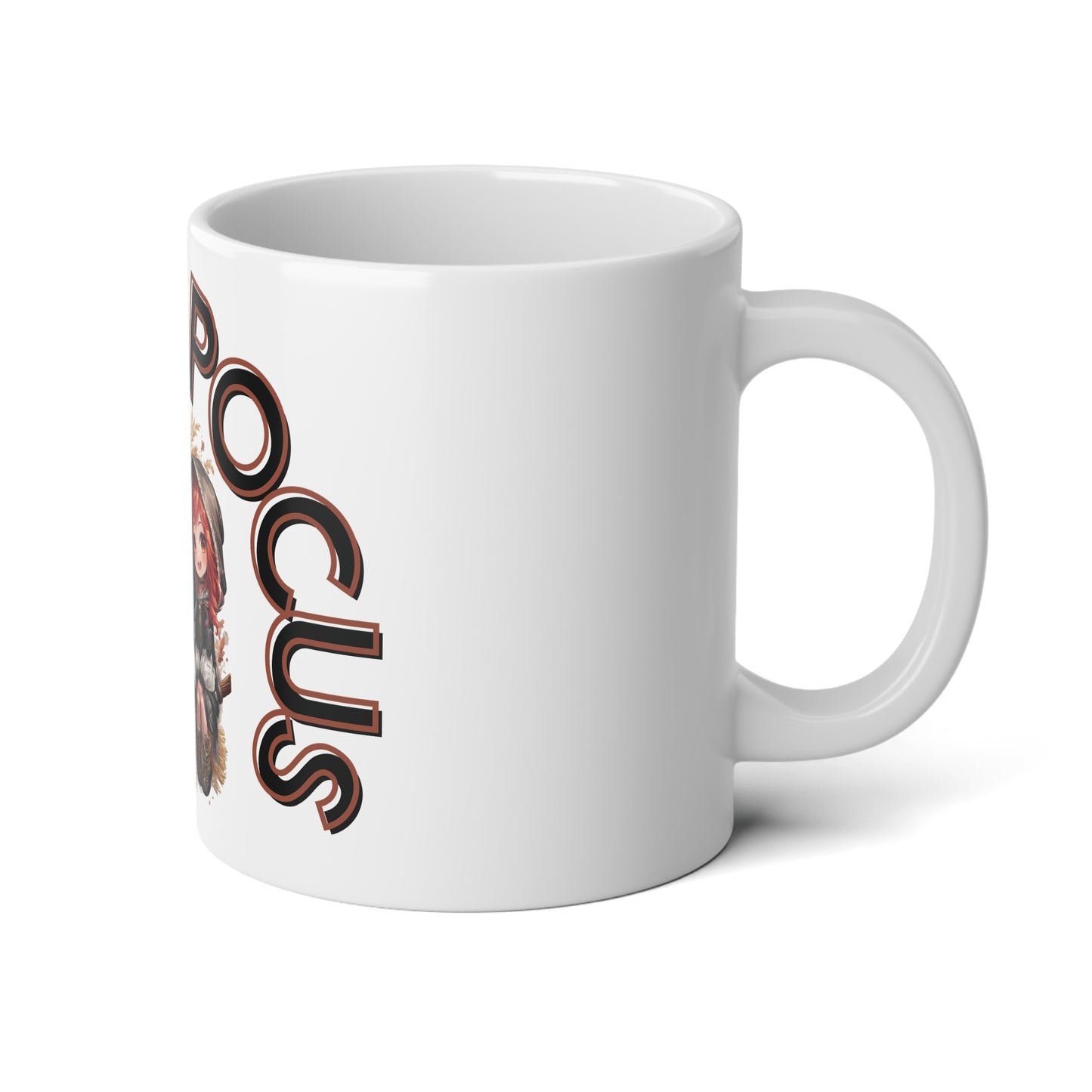 Halloween Hocus Pocus Jumbo Mug, 20oz, Caffeine Lovers Cup, Witchy Kitchen Decor, Gift for Fans, Autumn Tea Mug