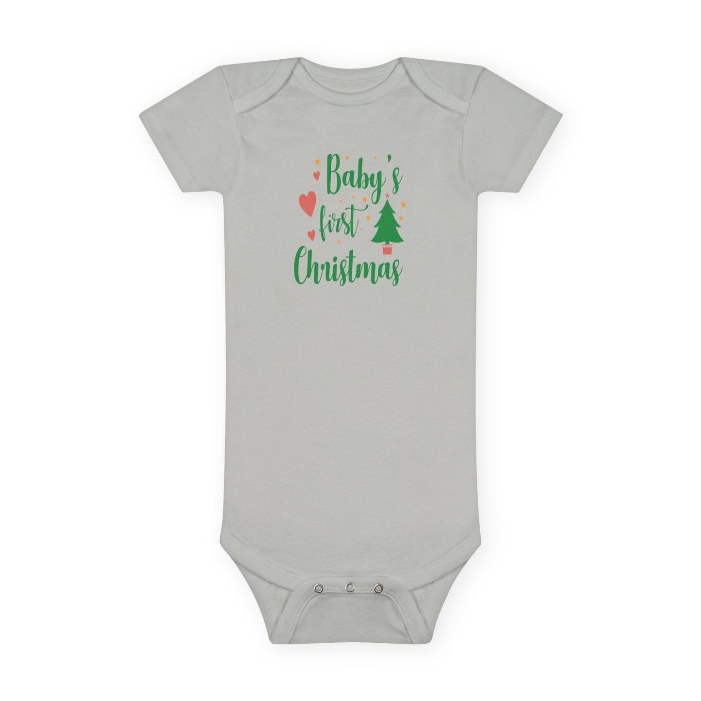 Baby's First Christmas Onesie, Baby Christmas Outfit, Cute Infant Bodysuit, Holiday Gift, Newborn Apparel