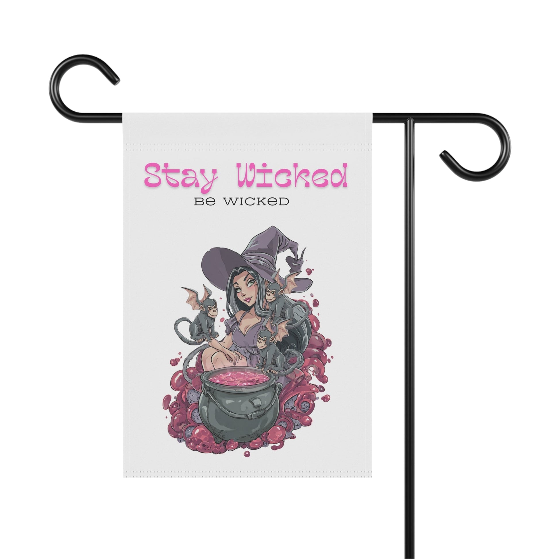 Banner - Whimsical Witch 'Stay Wicked Be Wicked' Design Printify