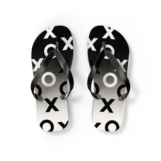 Stylish Flip Flops with Minimalist OX Design, Beach Footwear, Summer Sandals, Casual Summer Vibes, Vacation Essentials
