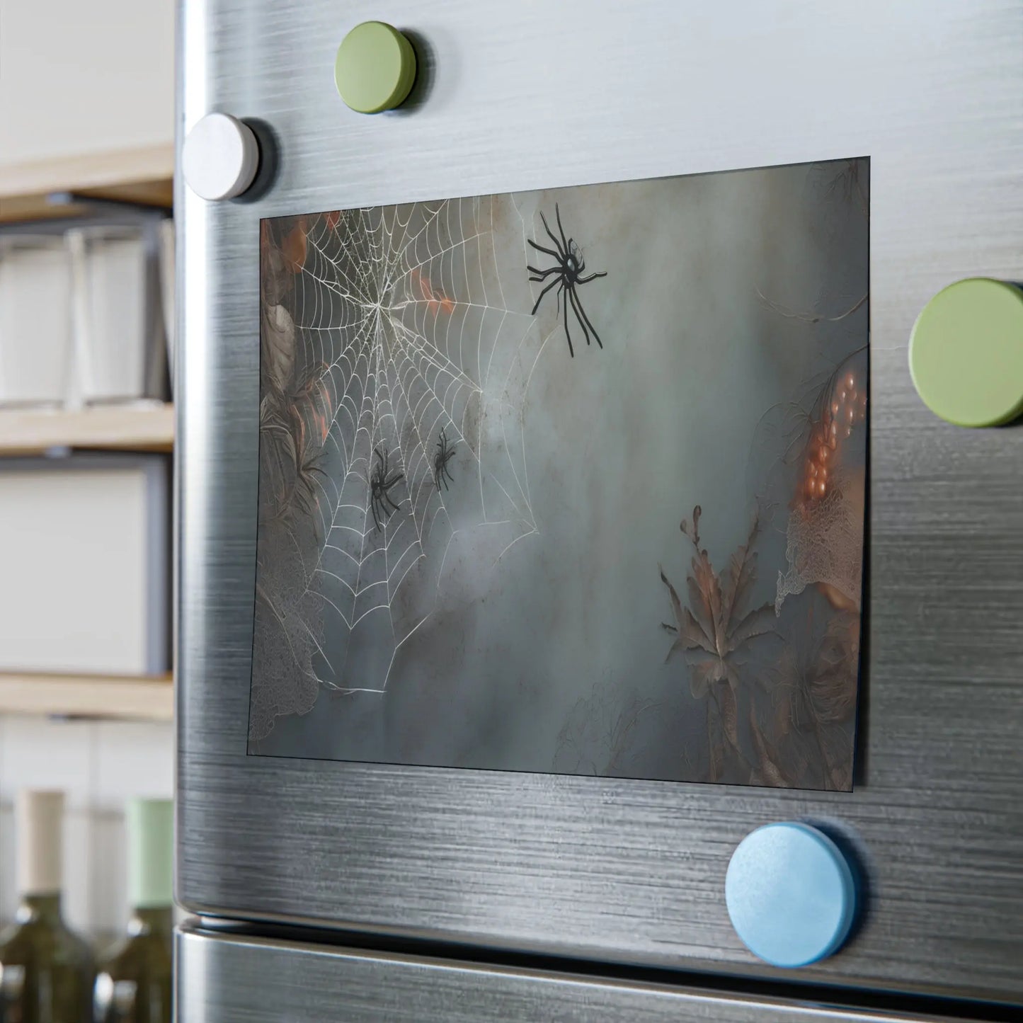 Note Pads - Spooky Spider and Web Design Halloween Stationery Printify