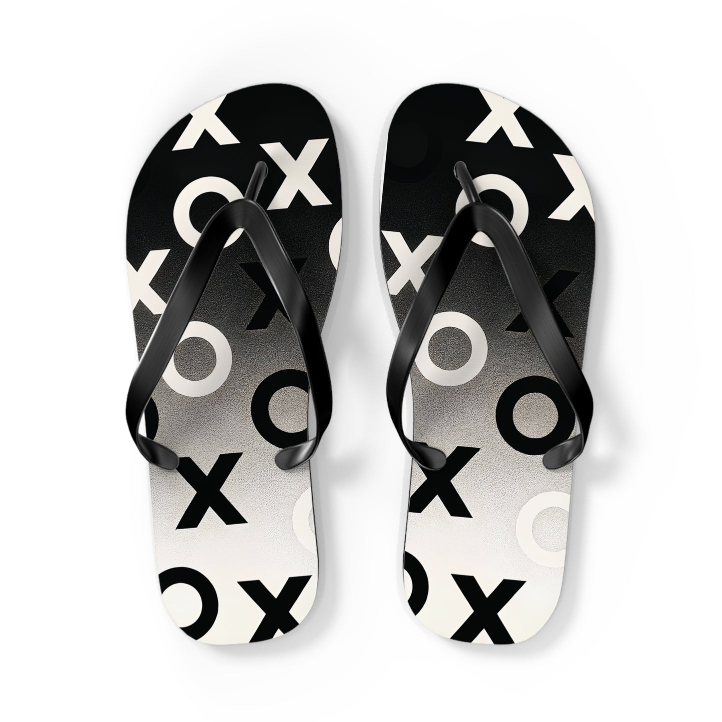 Stylish Flip Flops with Minimalist OX Design, Beach Footwear, Summer Sandals, Casual Summer Vibes, Vacation Essentials
