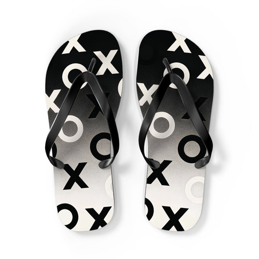 Stylish Flip Flops with Minimalist OX Design, Beach Footwear, Summer Sandals, Casual Summer Vibes, Vacation Essentials