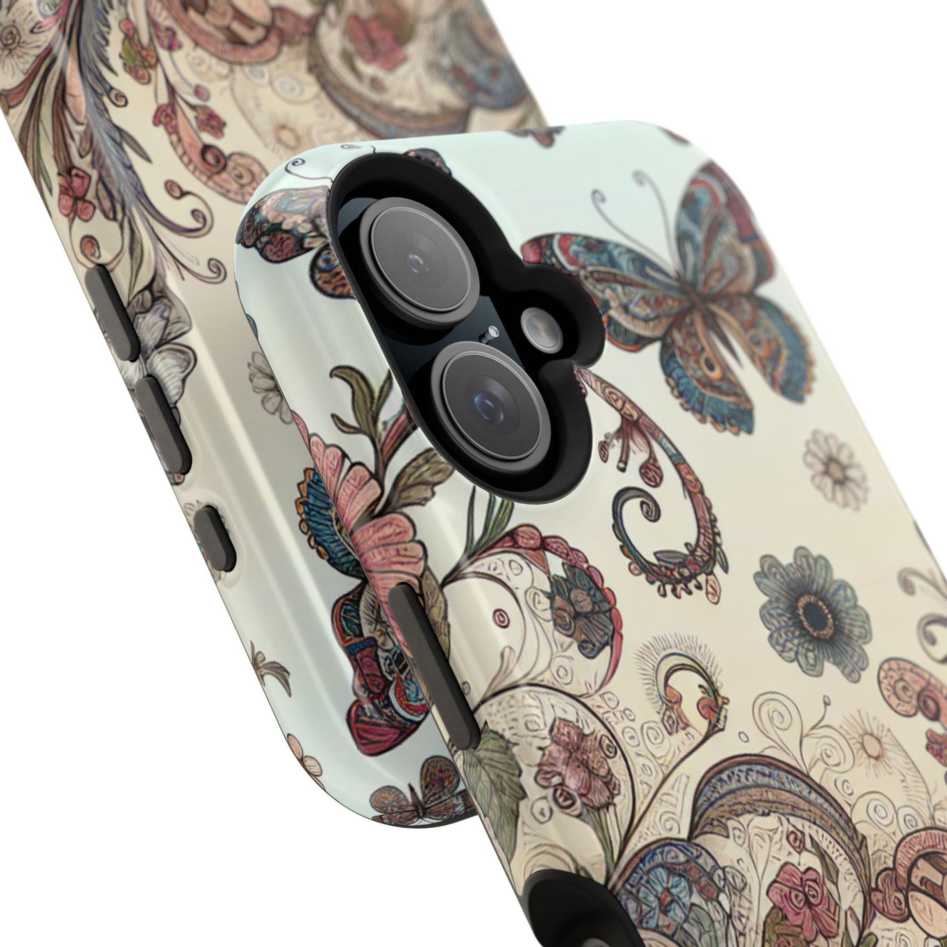 Phone Cases Whimsical Butterflies and Sunflowers Design Printify