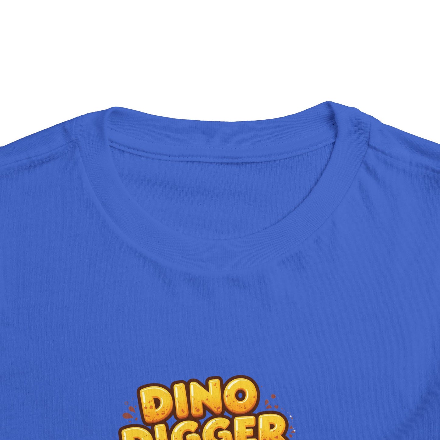 Dino Digger Toddler Tee - Fun Dino Excavator T-Shirt, Kids Gift, Birthday Outfit, Playwear, Cute Dinosaur Apparel