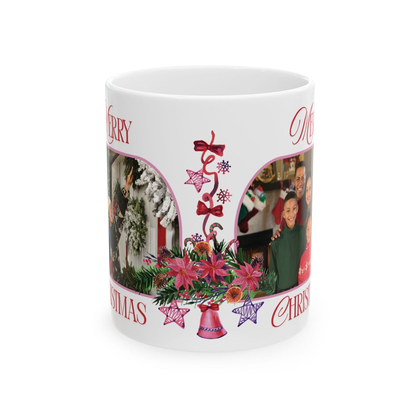 Personalized Photo Christmas Mug (11oz, 15oz)