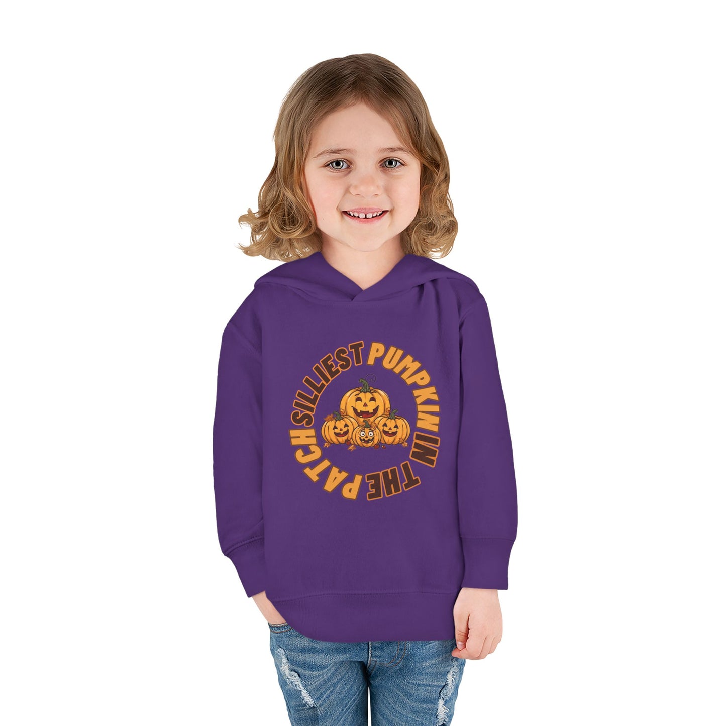 Silliest Pumpkin in the Patch Toddler Hoodie | Funny Fall Halloween Pullover Sweatshirt