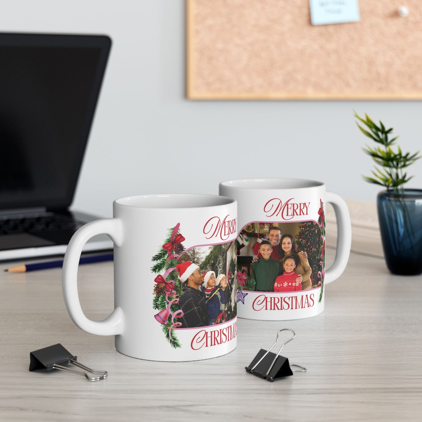 Personalized Photo Christmas Mug (11oz, 15oz)