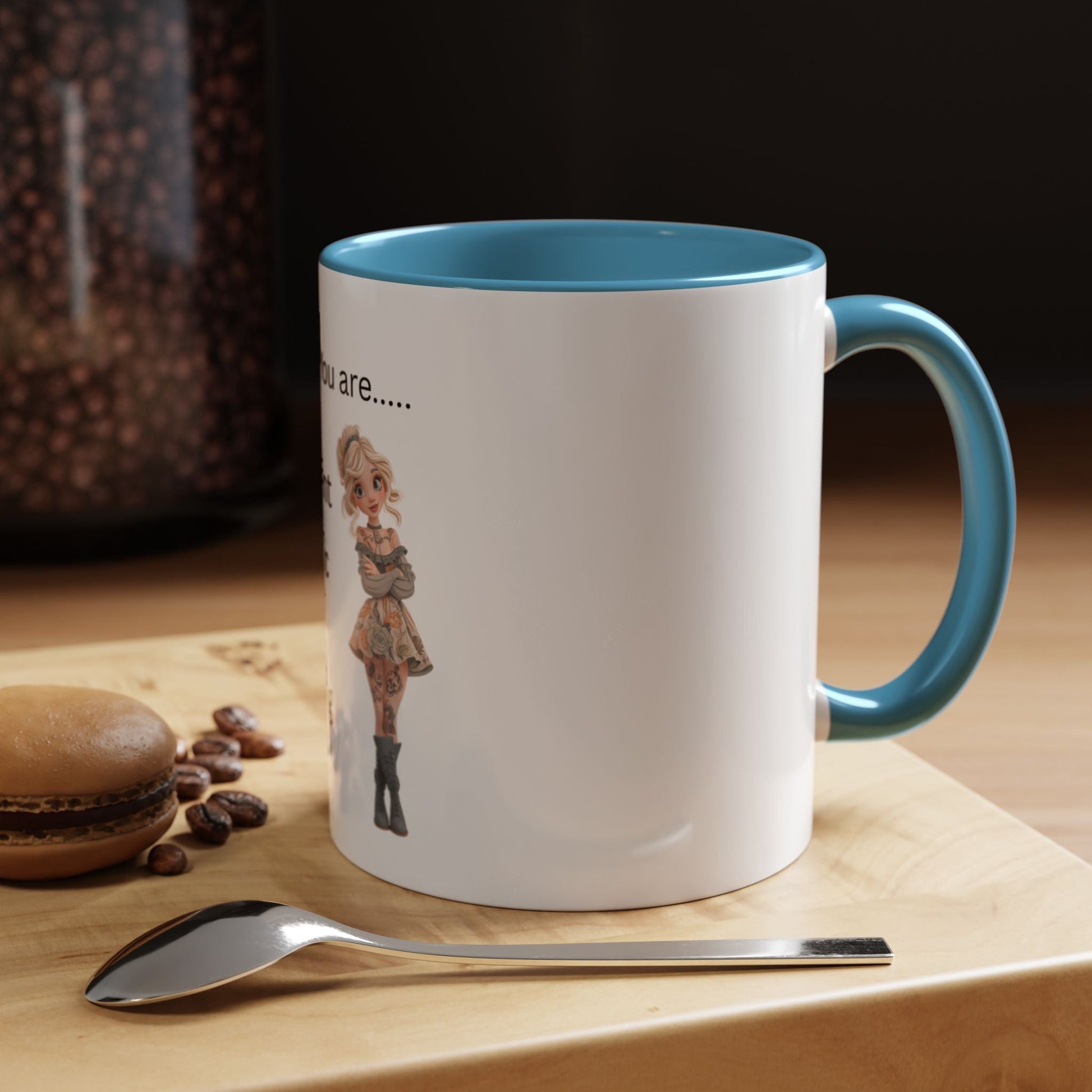 Funny IDGAF Mug, Sarcastic Coffee Cup, Design on (Front) Novelty Gift for Friends, Coworkers, 11oz, 15oz Printify