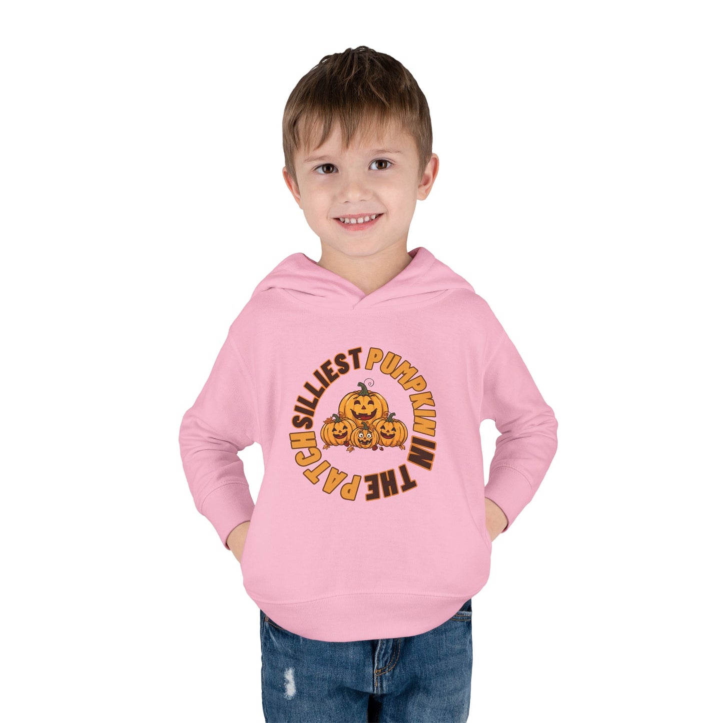 Silliest Pumpkin in the Patch Toddler Hoodie | Funny Fall Halloween Pullover Sweatshirt