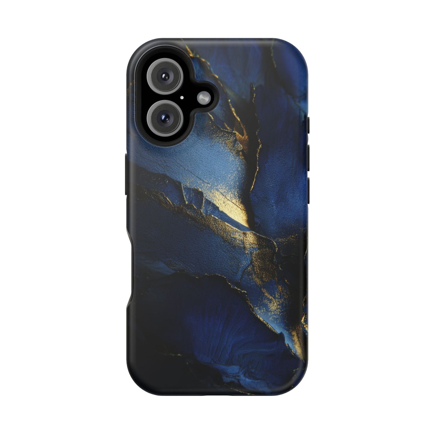 Phone Case - Blue and Gold 8k HD Design - Magnetic Tough Cases Printify