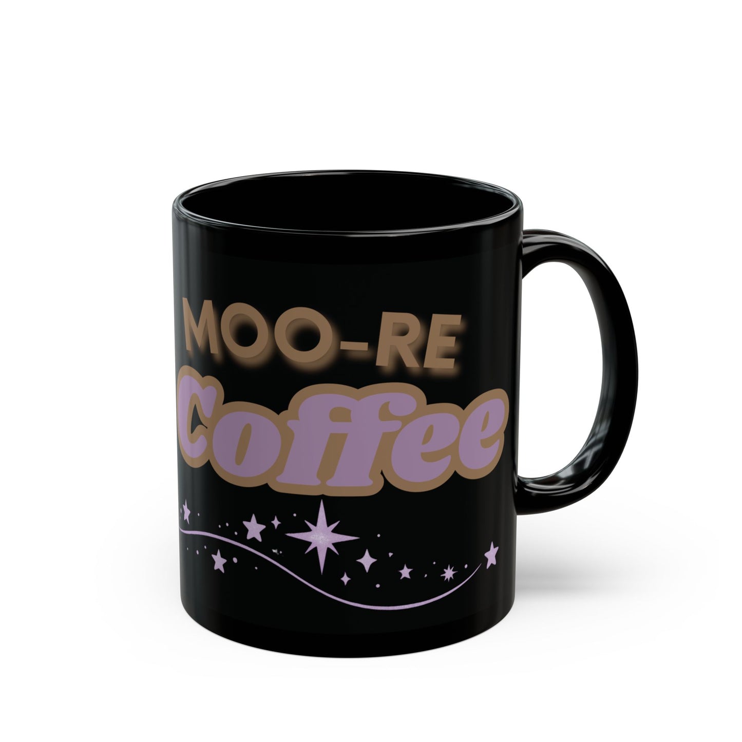 Highland Cow Coffee Mug Moo Re Coffee Black Glossy Cup 11oz and 15oz