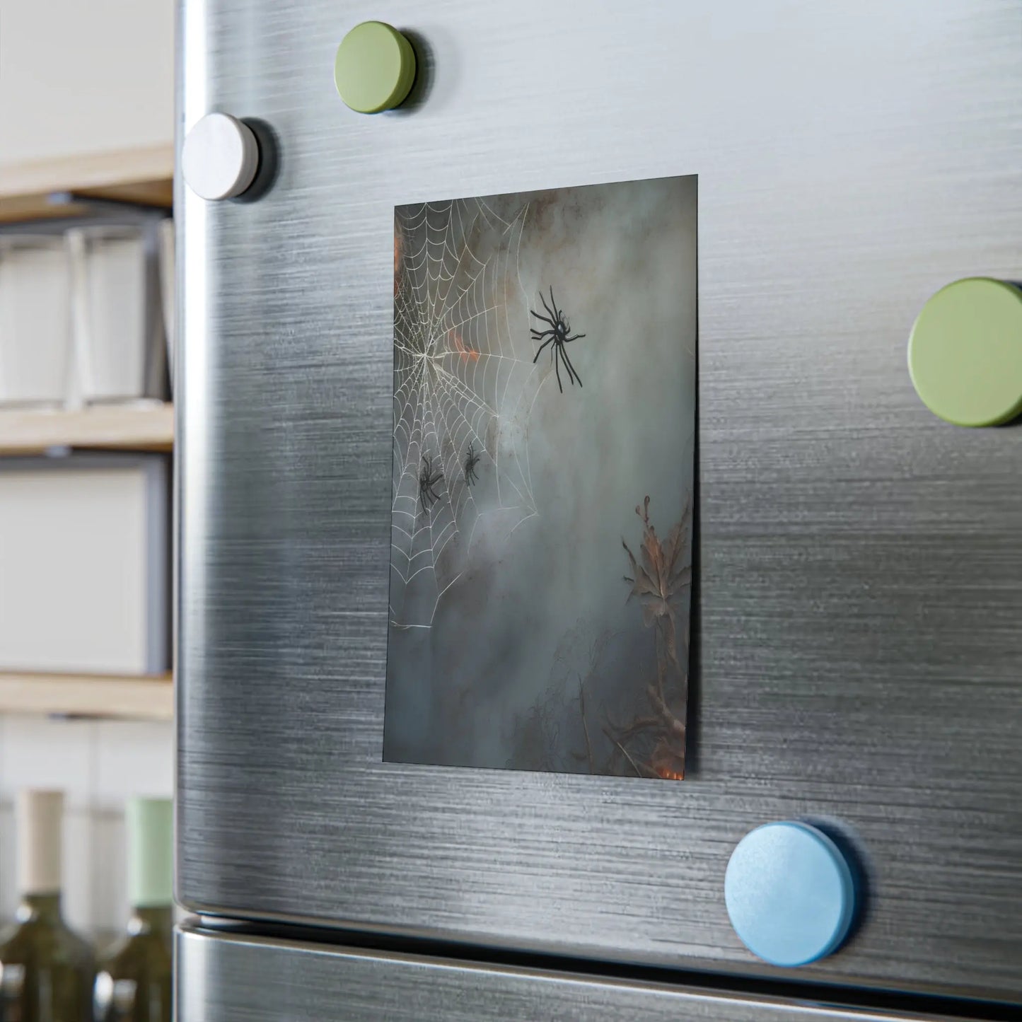 Note Pads - Spooky Spider and Web Design Halloween Stationery Printify