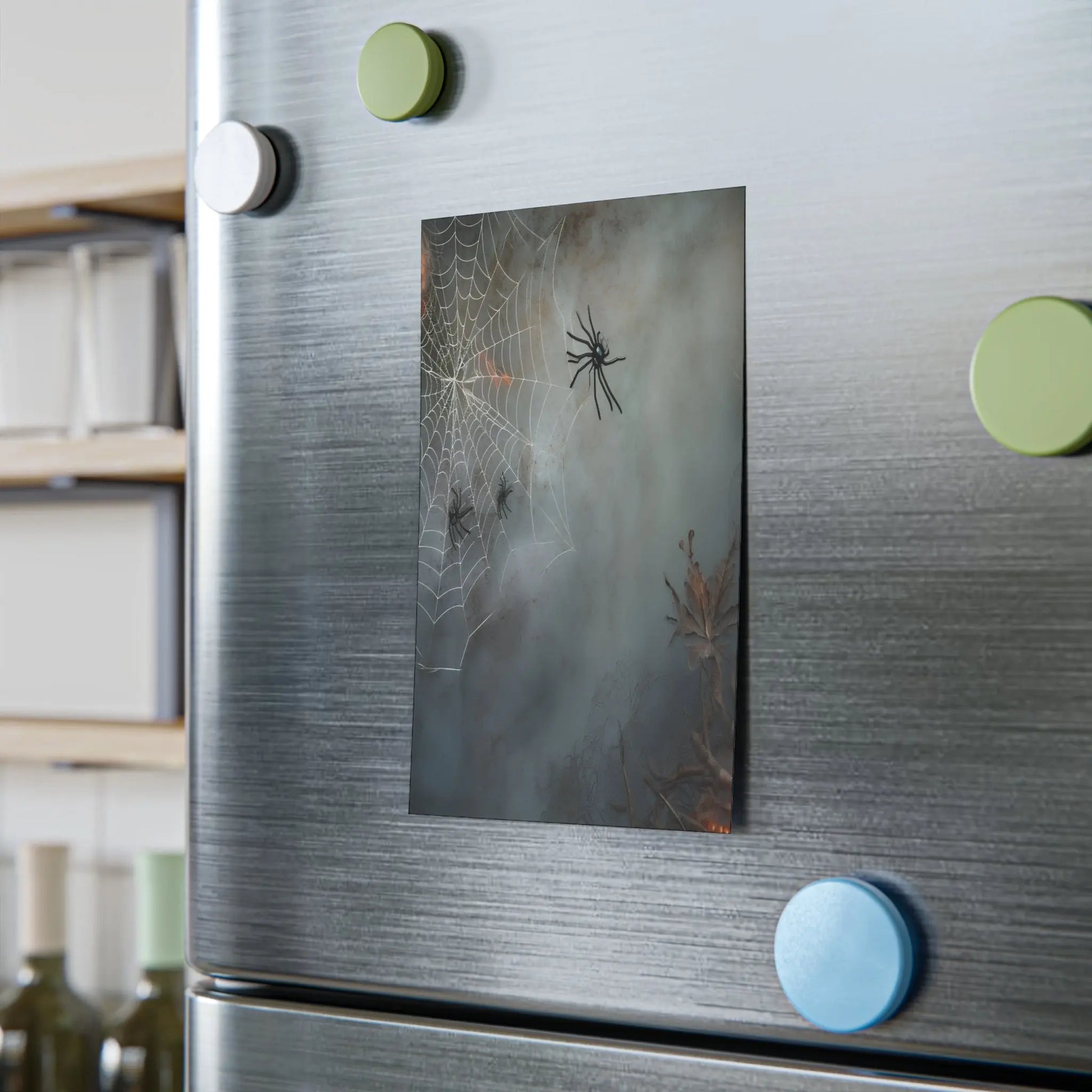 Note Pads - Spooky Spider and Web Design Halloween Stationery Printify