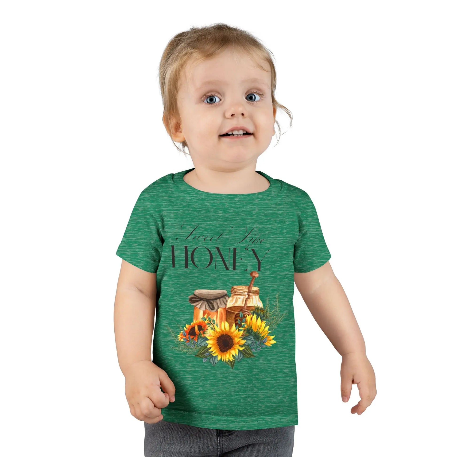 Sweet Like Honey Toddler T-Shirt, Cute Kids Apparel, Gift for Birthdays, Summer Outings, Family Gatherings, Playtime Printify