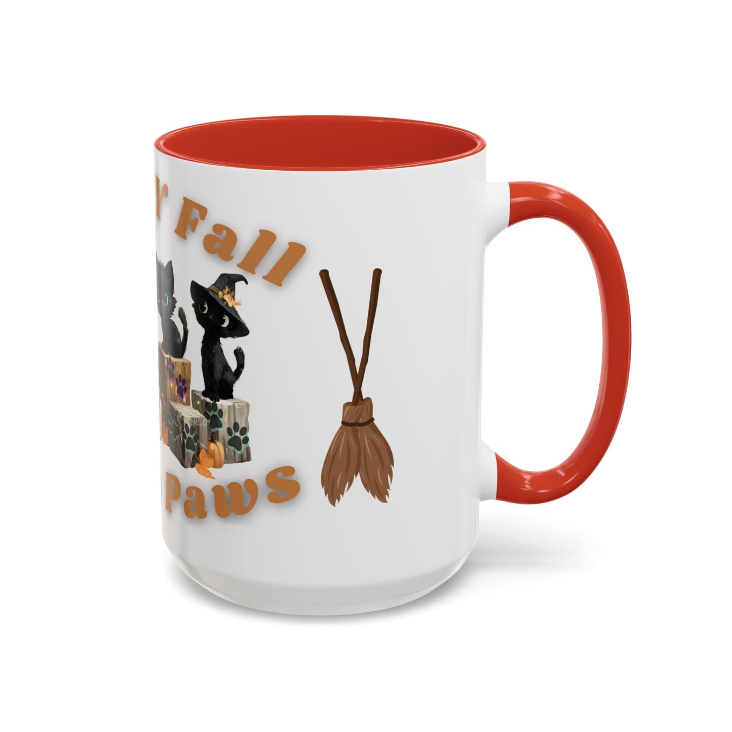 Spooky Black Cat Coffee Mug, Halloween Mug, Fall Decor, Cat Lover Gift, Witchy Paws, Seasonal Mugs