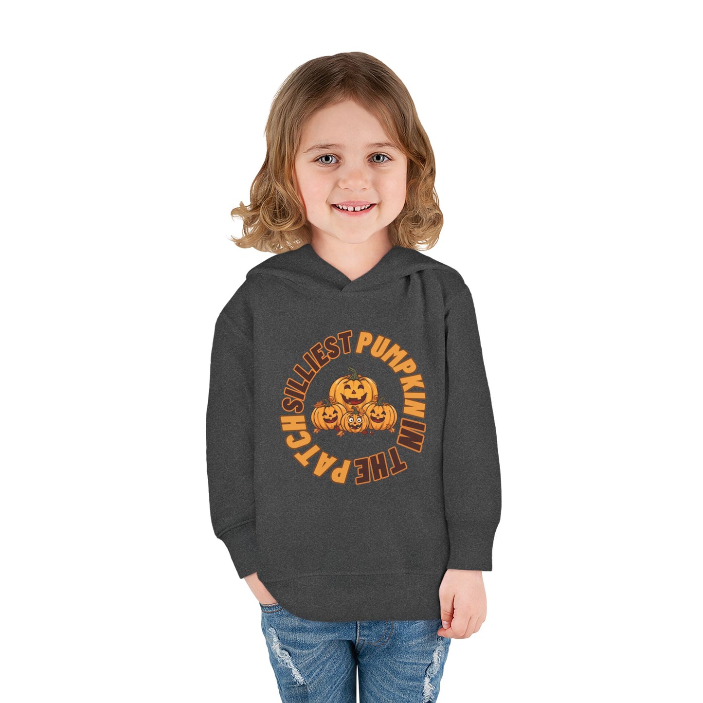 Silliest Pumpkin in the Patch Toddler Hoodie | Funny Fall Halloween Pullover Sweatshirt
