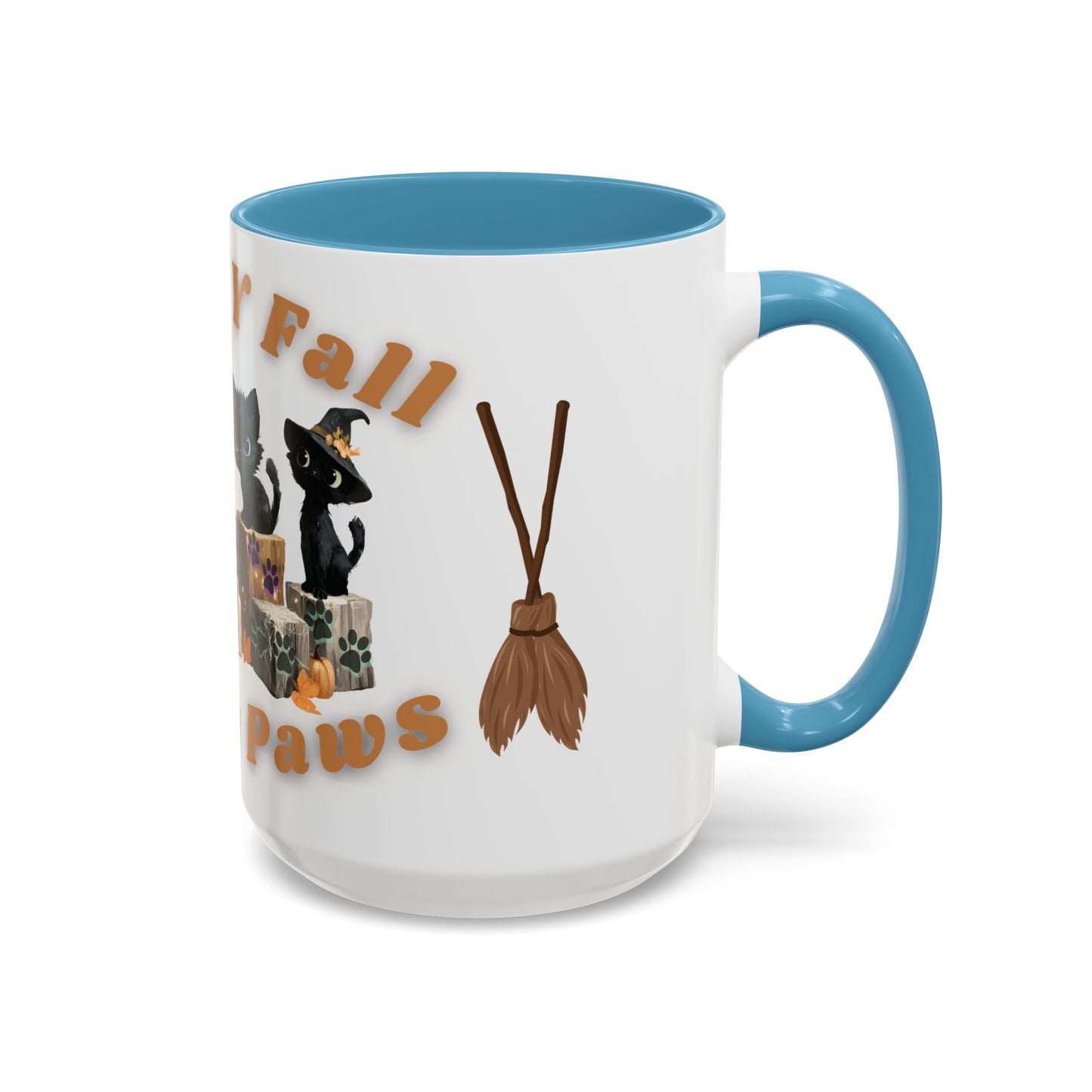 Spooky Black Cat Coffee Mug, Halloween Mug, Fall Decor, Cat Lover Gift, Witchy Paws, Seasonal Mugs