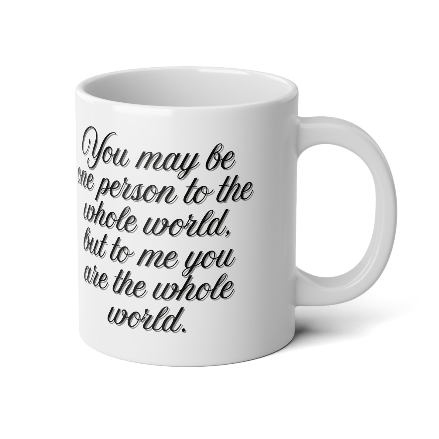 Personalized Jumbo Mug, Coffee Lover Gift, Custom Photo Mug, Heartfelt Father's Day, Birthday, Meaningful Keepsake