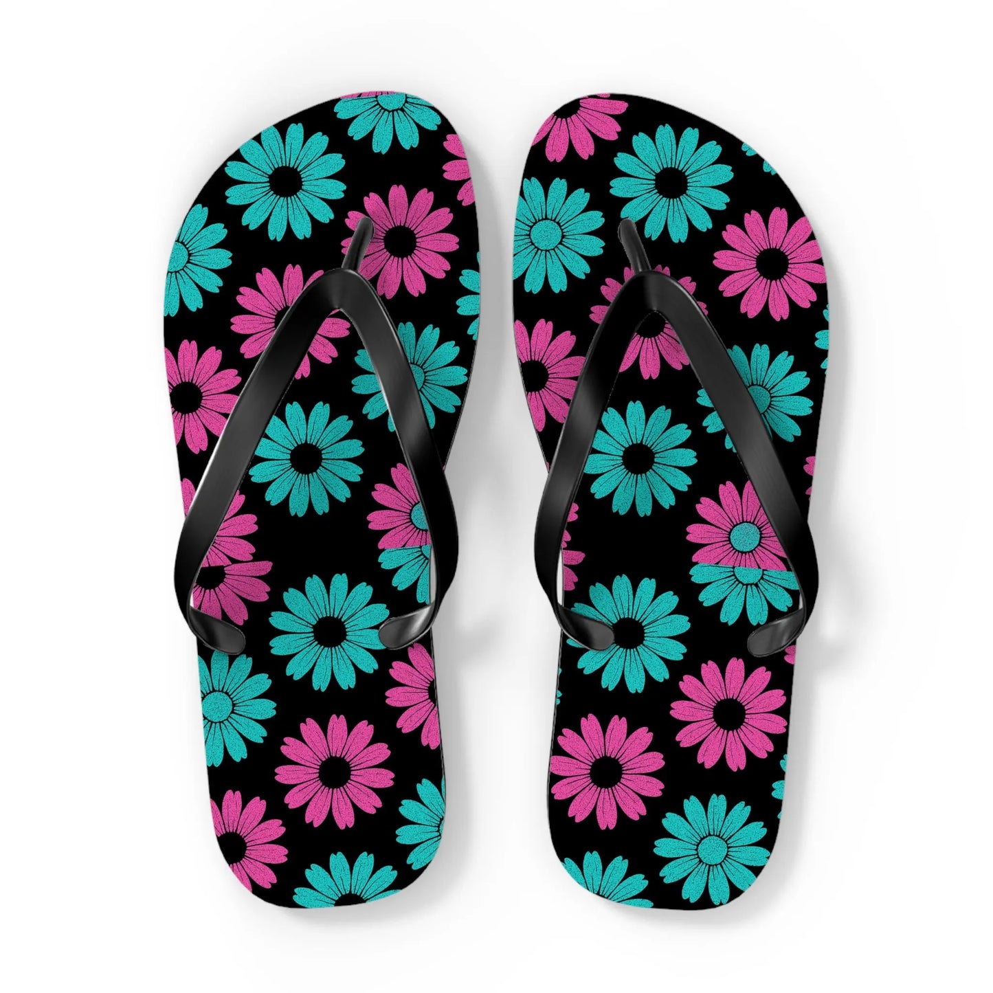 Flip Flops - Pop Art Floral Design Printify