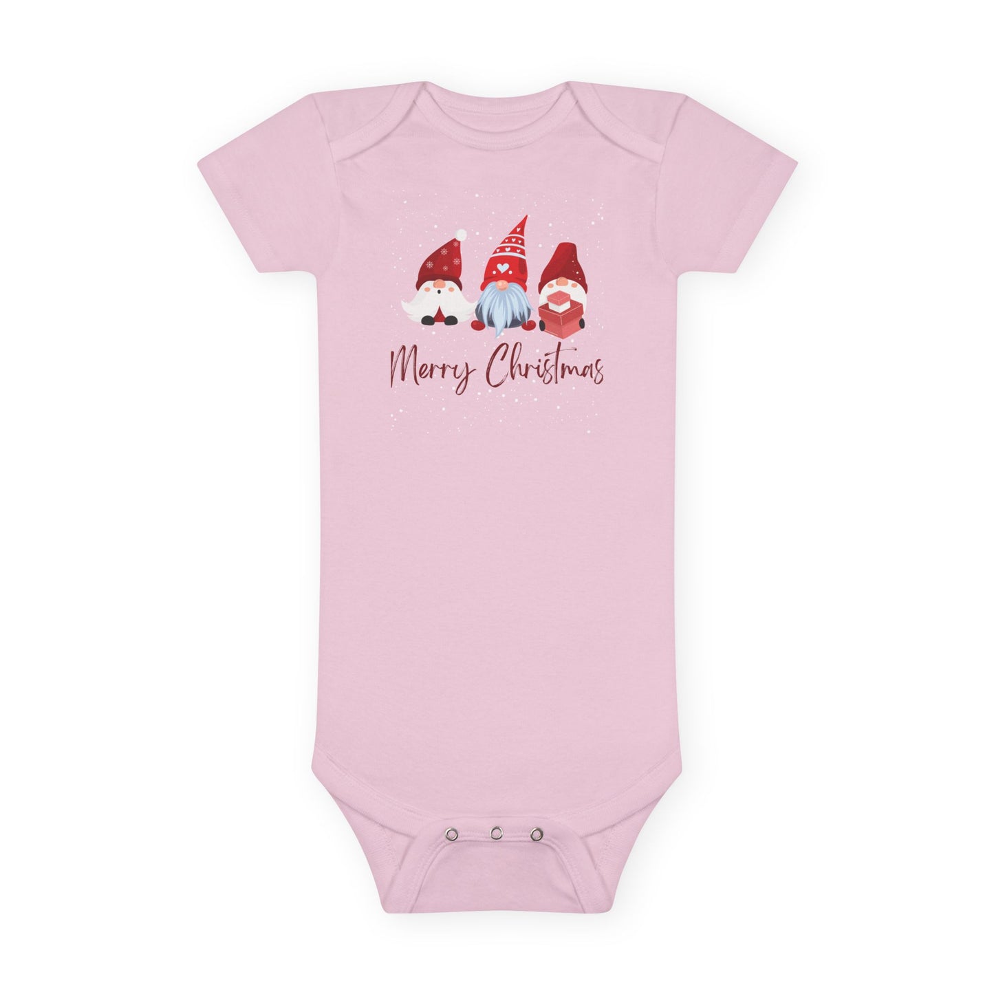Baby Onesie Gnome Merry Christmas