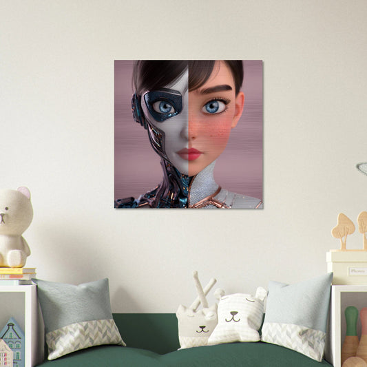 Brushed Aluminum Print 60x60 cm / 24x24″ | Unique Everyday Designz Home, Gifts & Apparel A Lid for Every Pot ~Everyday Designz~