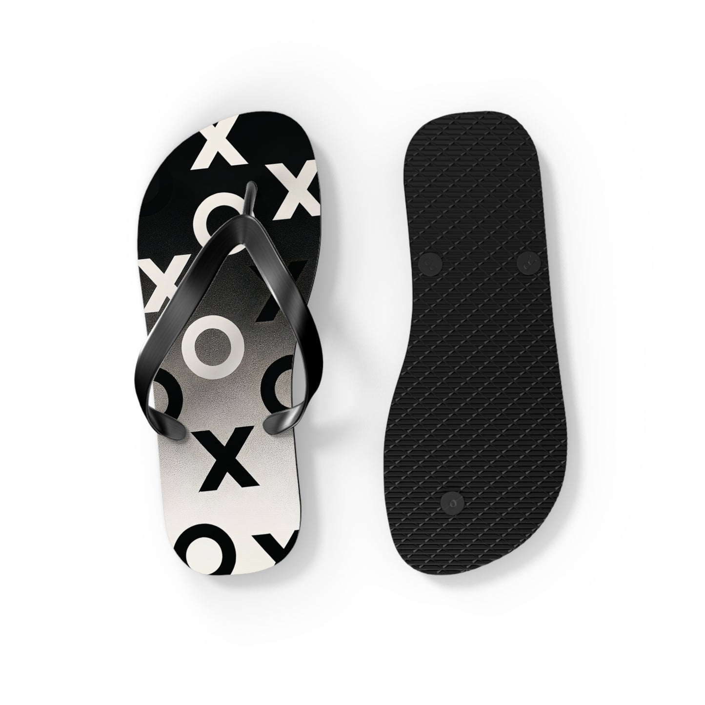 Stylish Flip Flops with Minimalist OX Design, Beach Footwear, Summer Sandals, Casual Summer Vibes, Vacation Essentials