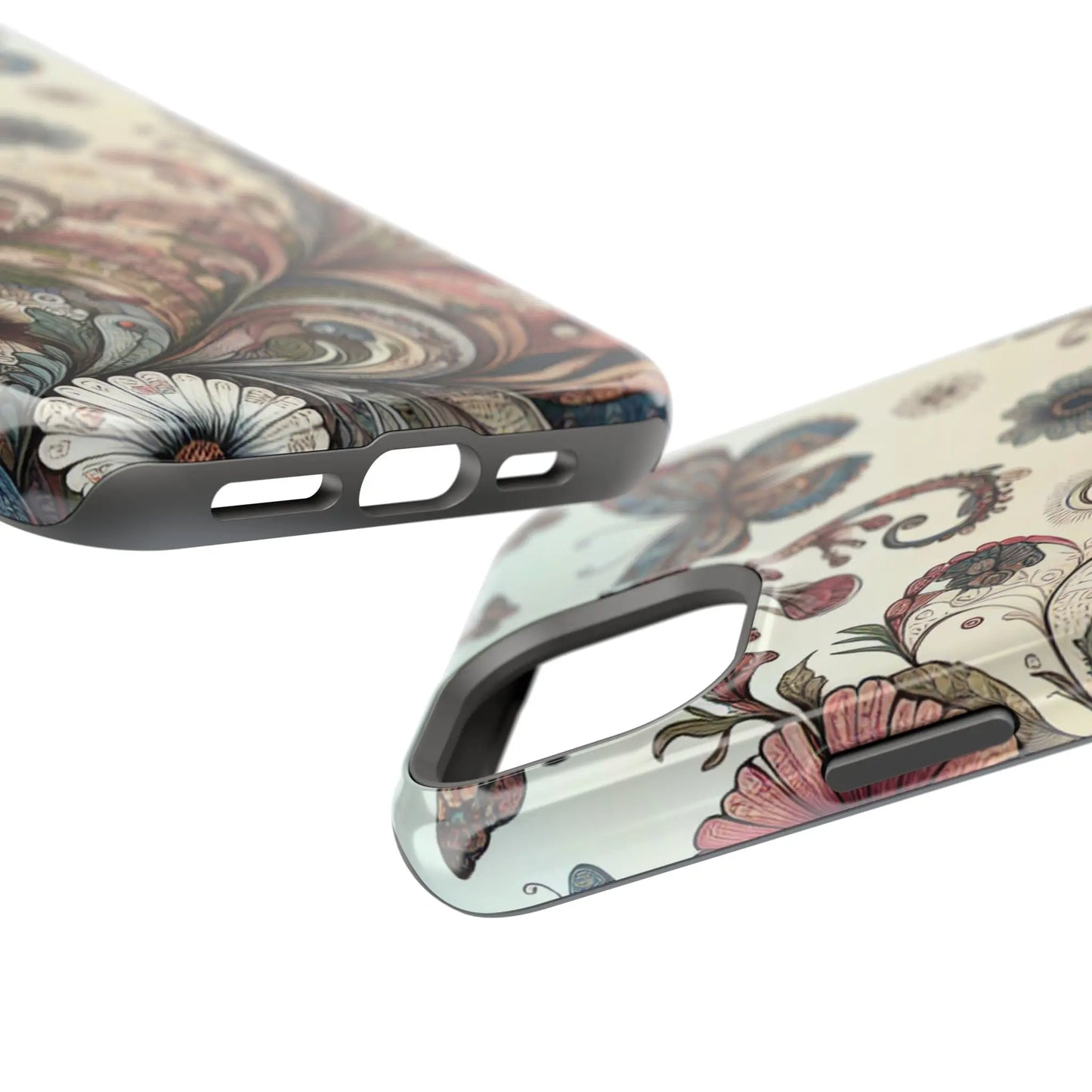 Phone Cases Whimsical Butterflies and Sunflowers Design Printify