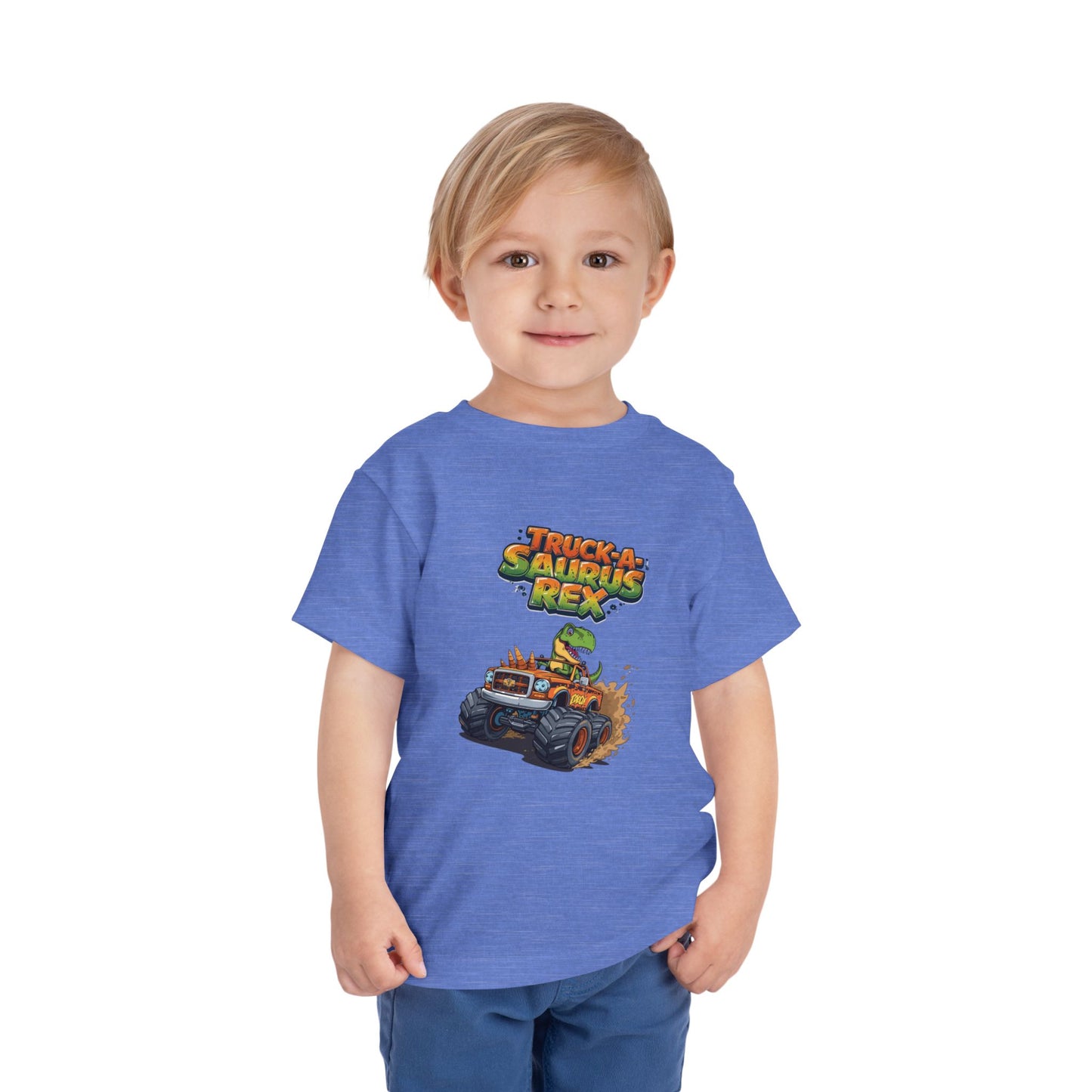 Truck-a-Saurus Rex Kids Tee | Fun Dinosaur T-Shirt, Toddler Gift, Birthday Outfit, Playtime, Summer Wear, Dino Lover Shirt