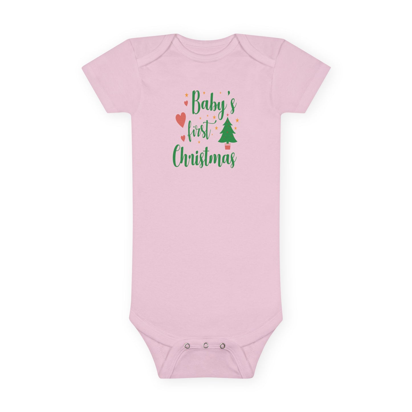 Baby's First Christmas Onesie, Baby Christmas Outfit, Cute Infant Bodysuit, Holiday Gift, Newborn Apparel