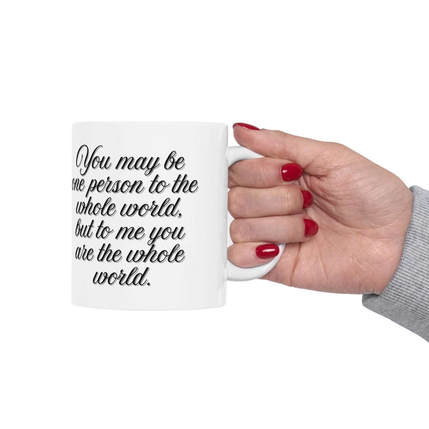 Personalized Fathers Day Mug Custom Photo Heart Coffee Cup With Name and Date Keepsake Gift 11oz 15oz