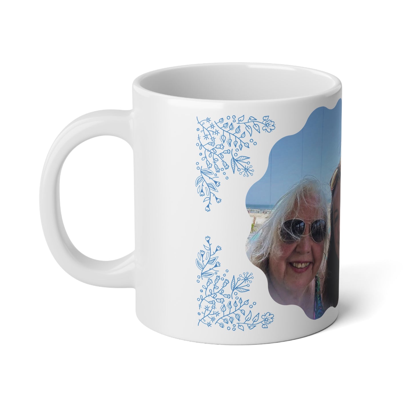 Best Friends Jumbo Mug, Personalized Coffee Cup, 20oz Gift for Friendship, Unique Tea Mug, Bestie Present, Customizable Drinkware