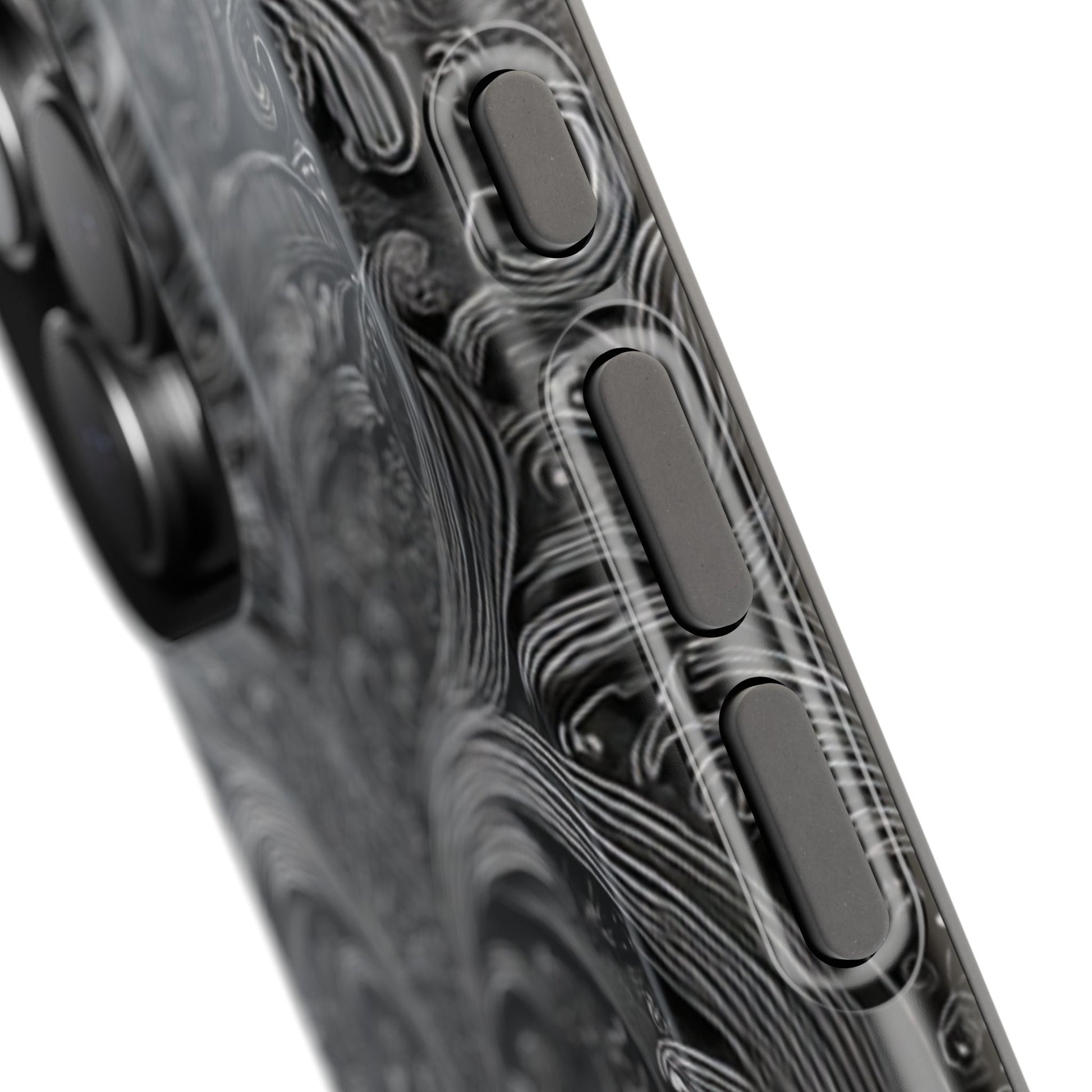 Phone Cases - Elegant Vintage Black Lace Design Printify