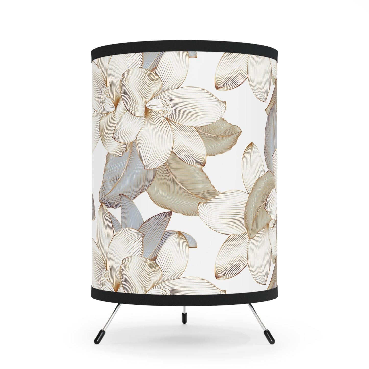 Floral Tripod Lamp, Vintage Inspired Lighting - A Lid for Every Pot ~ Everyday Designz ~