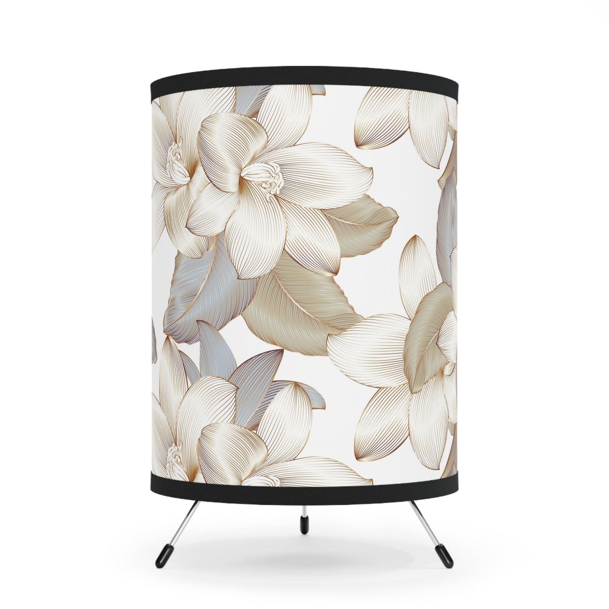 Floral Tripod Lamp, Vintage Inspired Lighting - A Lid for Every Pot ~ Everyday Designz ~