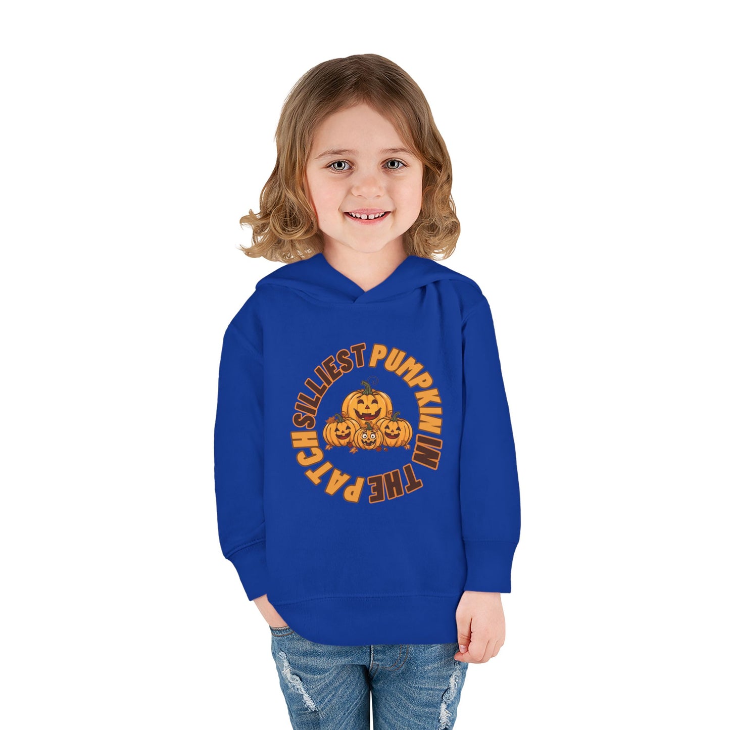 Silliest Pumpkin in the Patch Toddler Hoodie | Funny Fall Halloween Pullover Sweatshirt