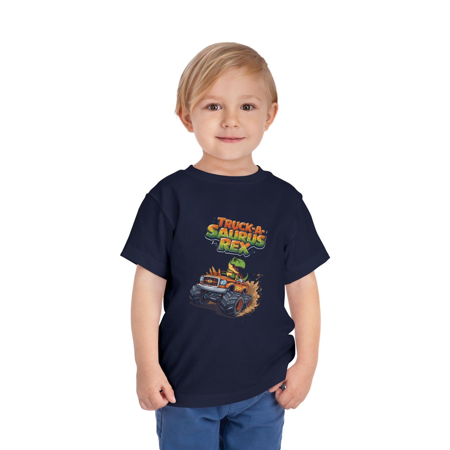 Truck-a-Saurus Rex Kids Tee | Fun Dinosaur T-Shirt, Toddler Gift, Birthday Outfit, Playtime, Summer Wear, Dino Lover Shirt