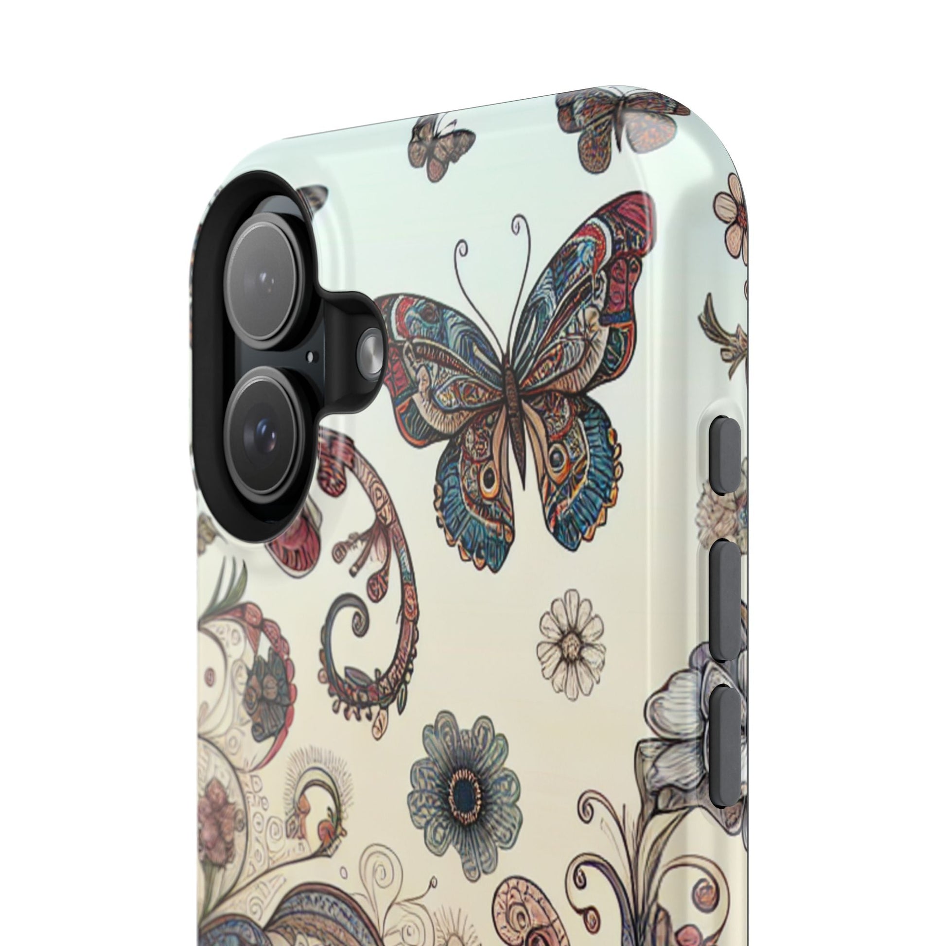 Phone Cases Whimsical Butterflies and Sunflowers Design Printify