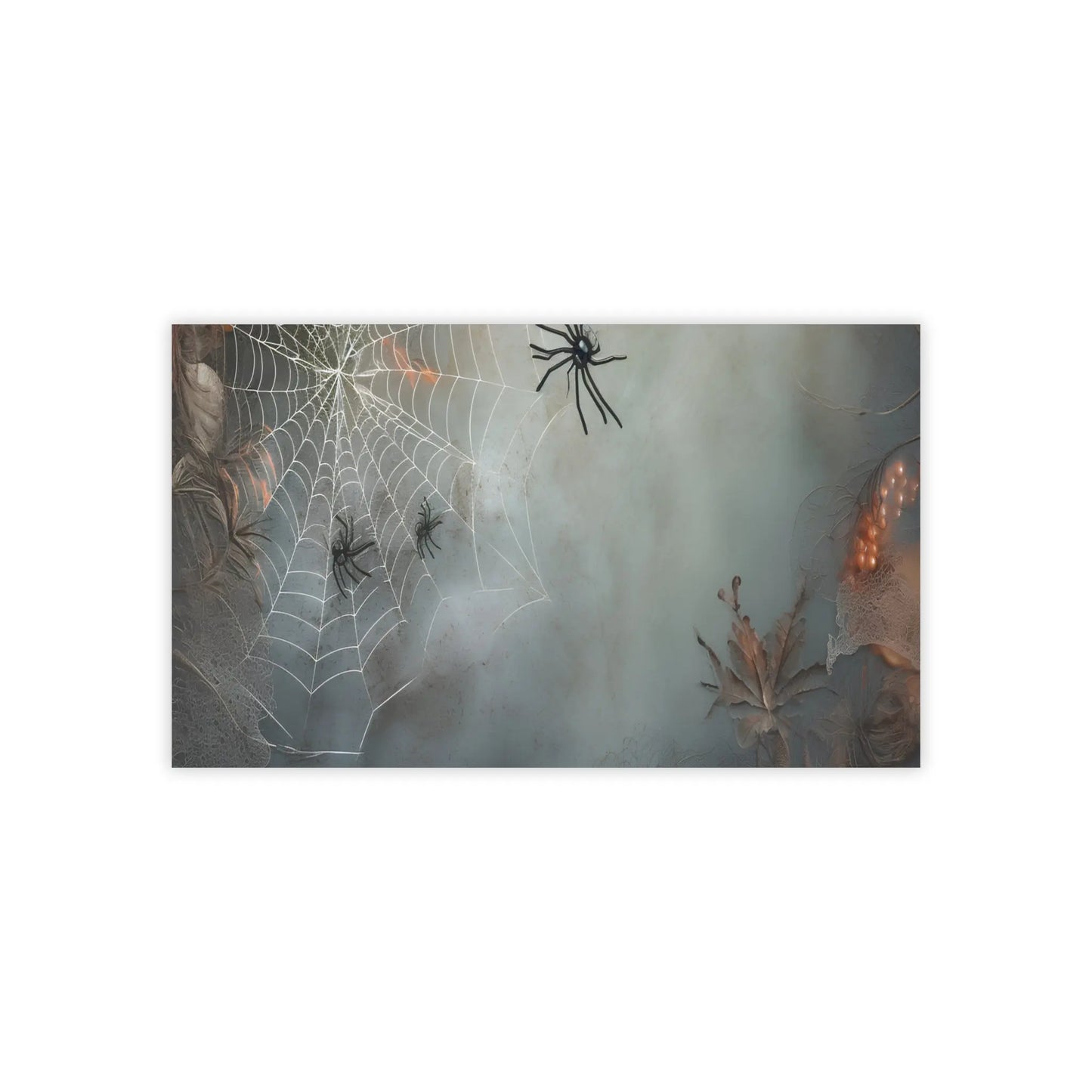 Note Pads - Spooky Spider and Web Design Halloween Stationery Printify