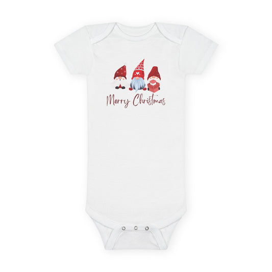 Baby Onesie Gnome Merry Christmas