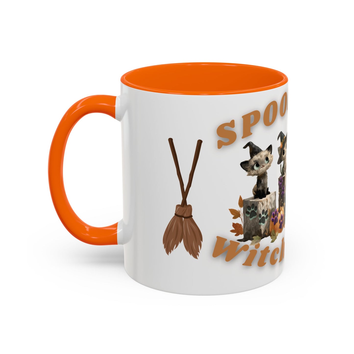 Spooky Black Cat Coffee Mug, Halloween Mug, Fall Decor, Cat Lover Gift, Witchy Paws, Seasonal Mugs