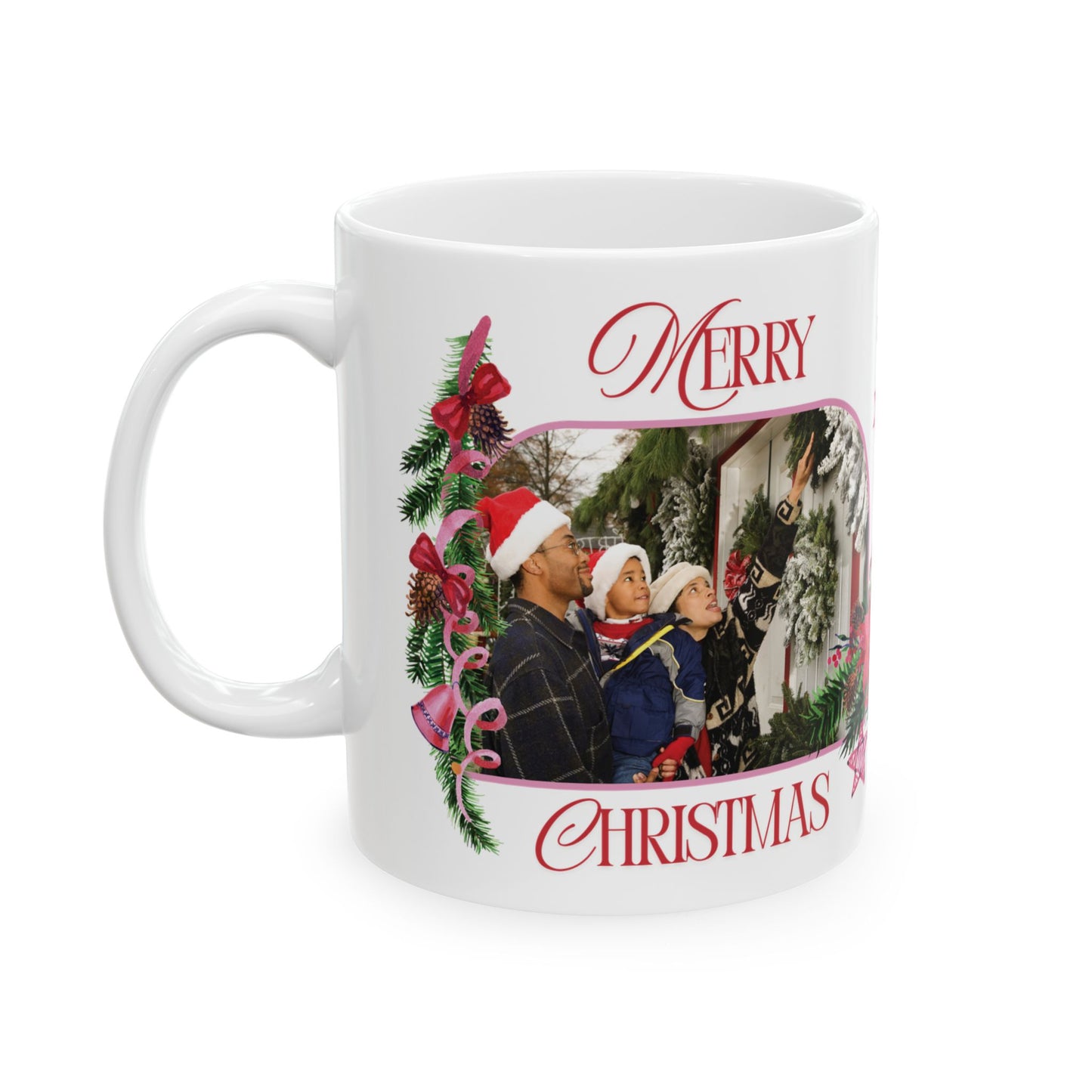 Personalized Photo Christmas Mug (11oz, 15oz)