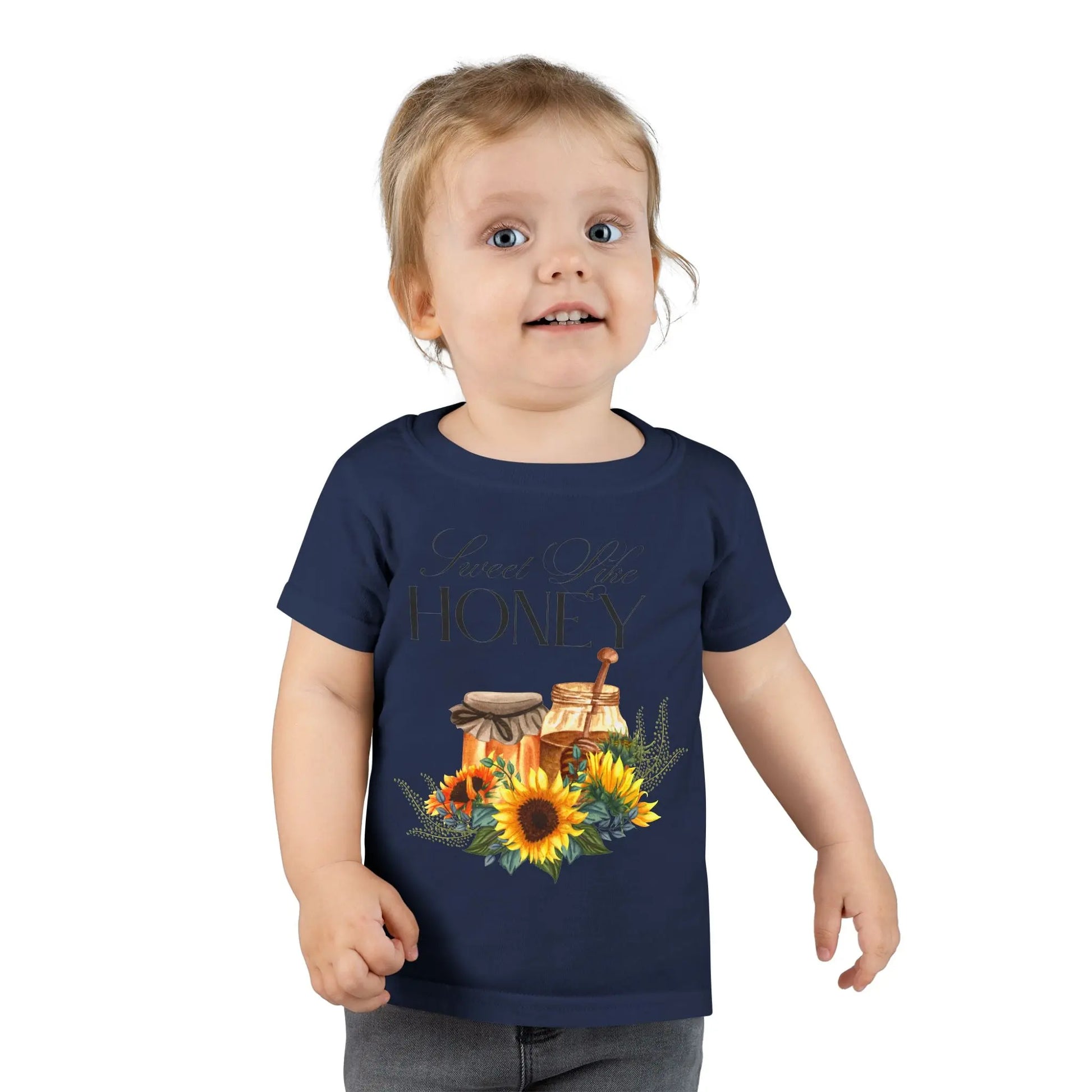 Sweet Like Honey Toddler T-Shirt, Cute Kids Apparel, Gift for Birthdays, Summer Outings, Family Gatherings, Playtime Printify