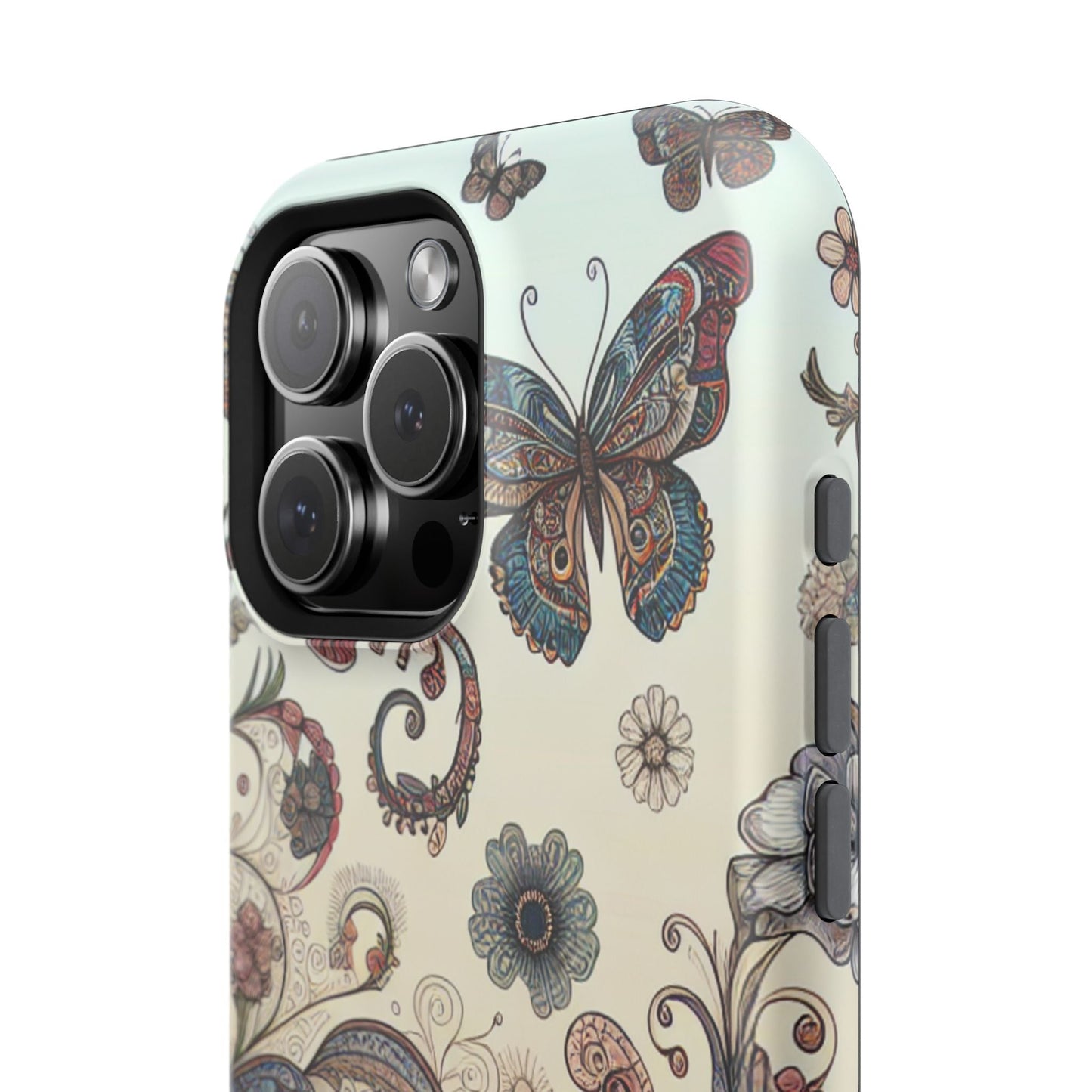 Phone Cases Whimsical Butterflies and Sunflowers Design Printify