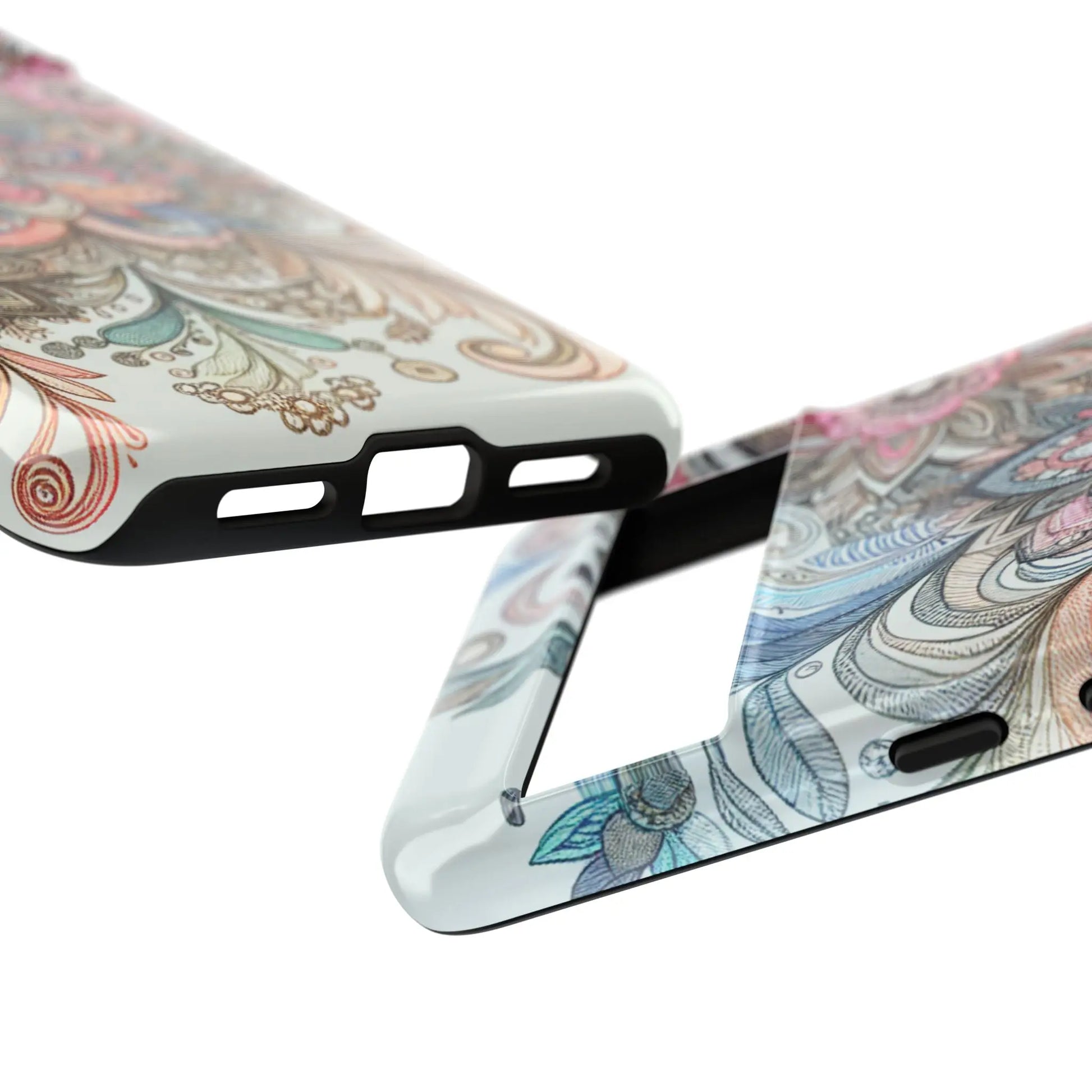 Floral Phone Case, Tough Cases, Protective mobile cover for flower lovers, Gift for her, Stylish phone accessory, Unique floral [...] Printify