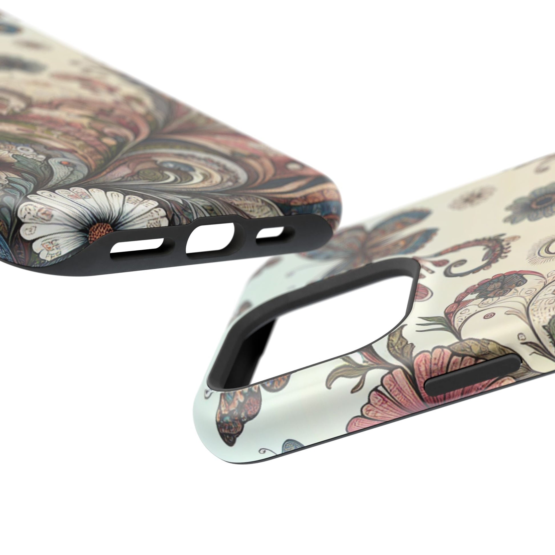 Phone Cases Whimsical Butterflies and Sunflowers Design Printify